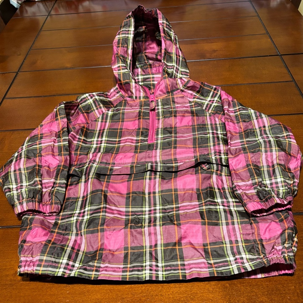 The Children’s Place Girls Rain Jacket Hoodie Size Small 5/6
